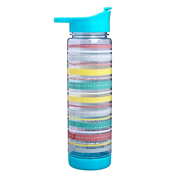 Plastic Color Water Bottle With Fruit Infuser